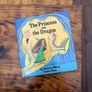 Vintage 1981 The Princess And The Dragon Hardcover Book